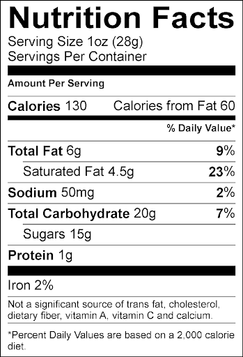 Nutrition Facts