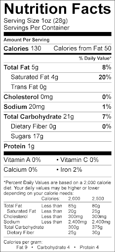 Nutrition Facts