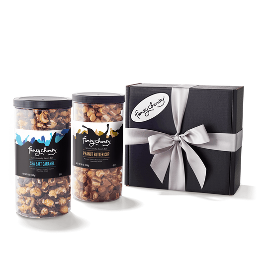Salty Sweet Duo-Choose your favorite and get two tall canisters of salty and sweet flavors together. A combination that makes for the perfect gift for everyone on your list.-Funky Chunky