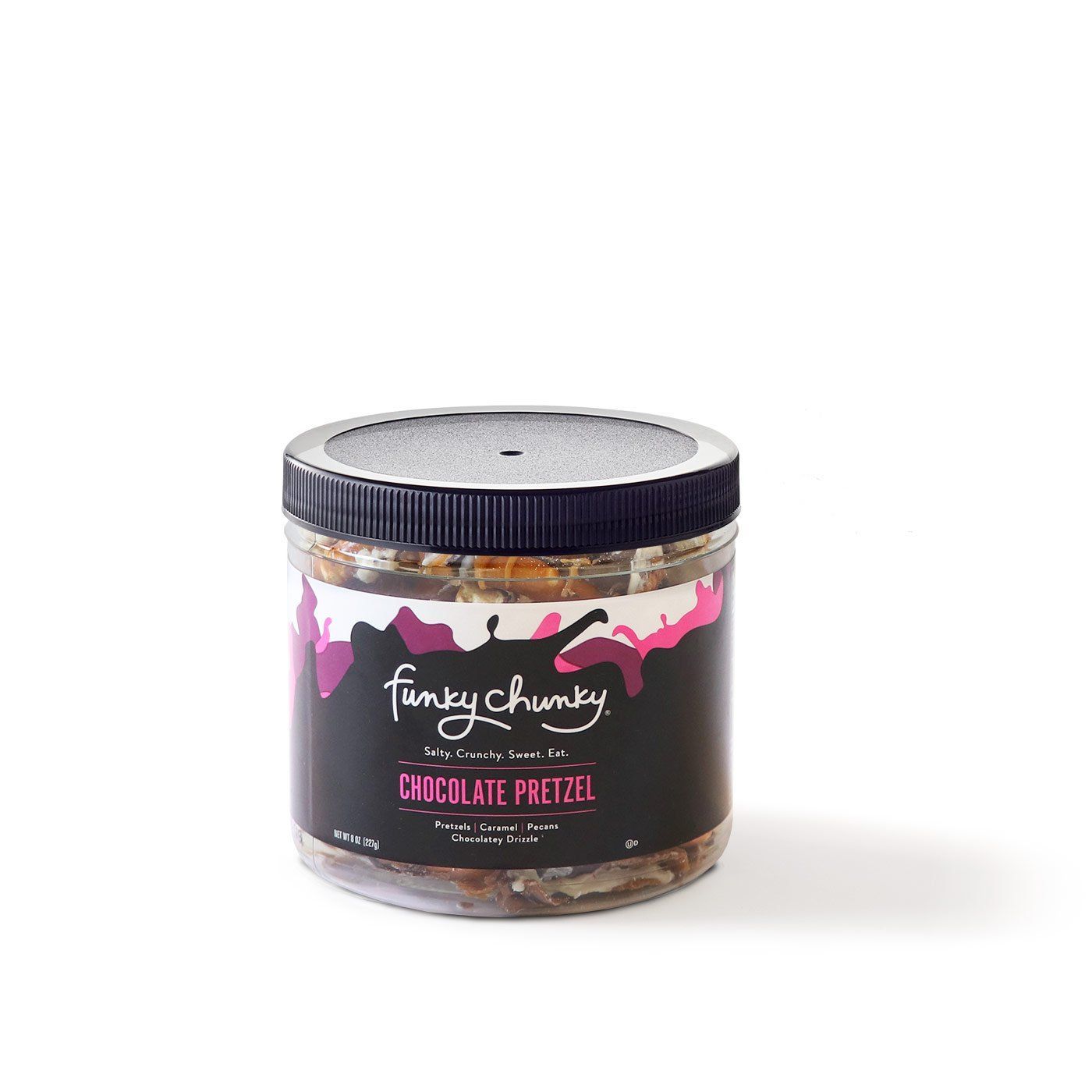 Chocolate Pretzel Mini Canister (8 oz.)-simple-Funky Chunky