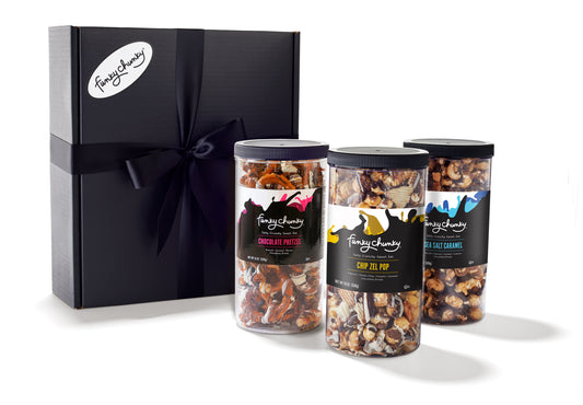 Triple Flavor Gift Pack - Chip Zel Pop, Sea Salt Caramel, Chocolate Pretzel-simple-Funky Chunky