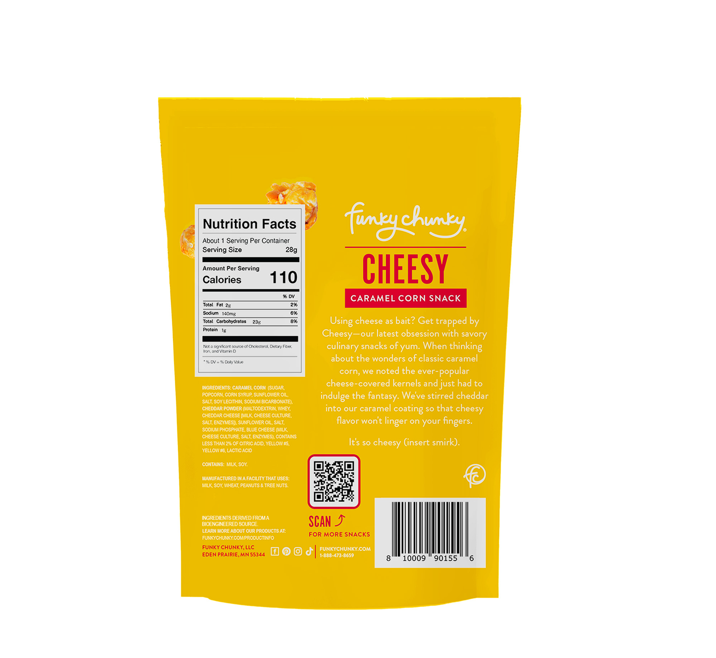 Cheesy Caramel Corn 1 OZ Single-Serve Bag