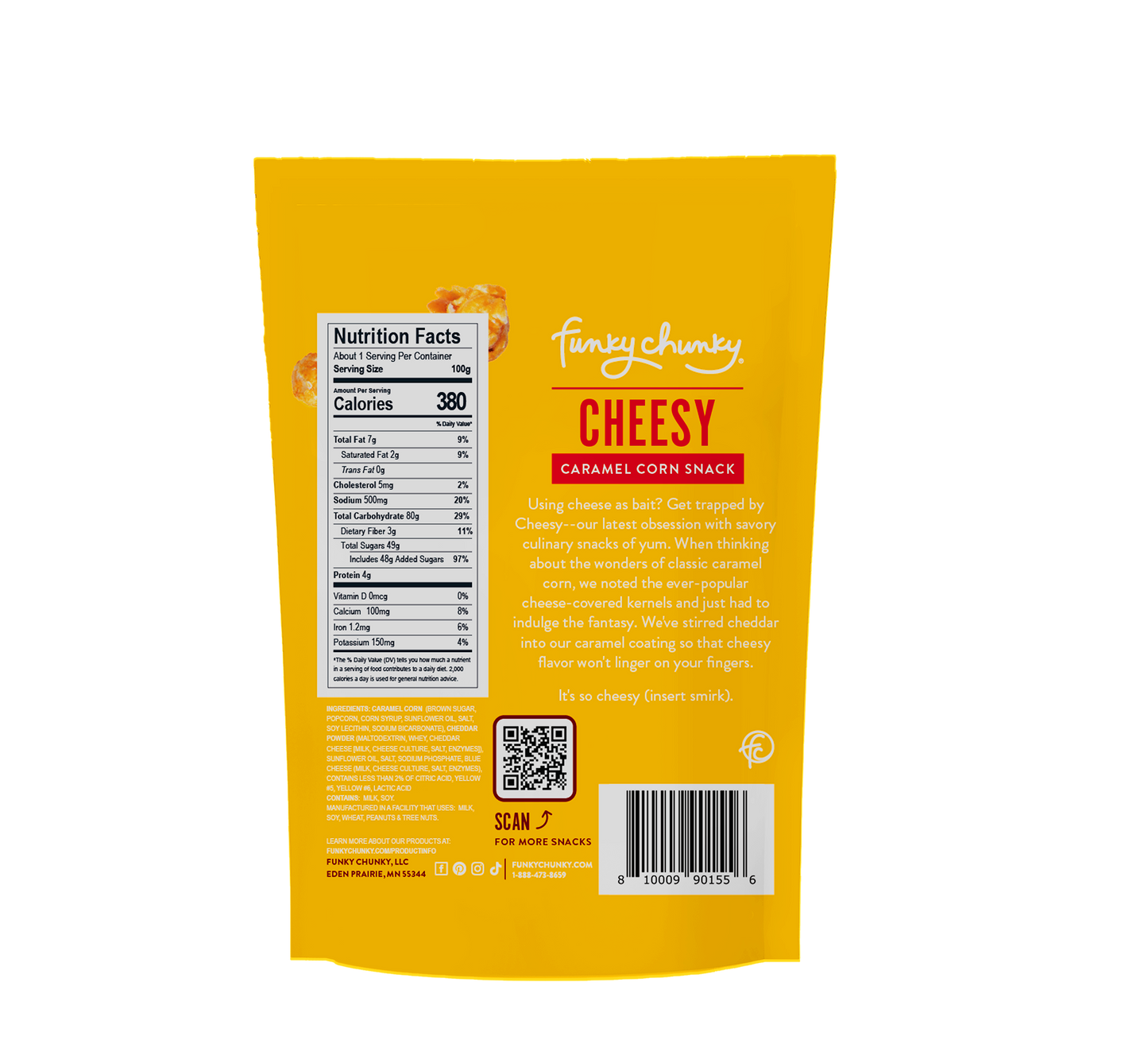Cheesy Caramel Corn 1 OZ Single-Serve Bag