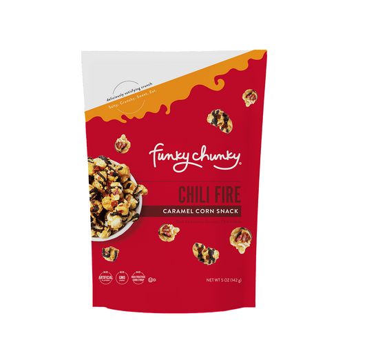 Chili Fire Caramel Corn 5 OZ Snacking Sized Bag