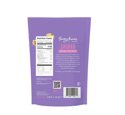Churro Caramel Corn 8 OZ Large Sized Bag