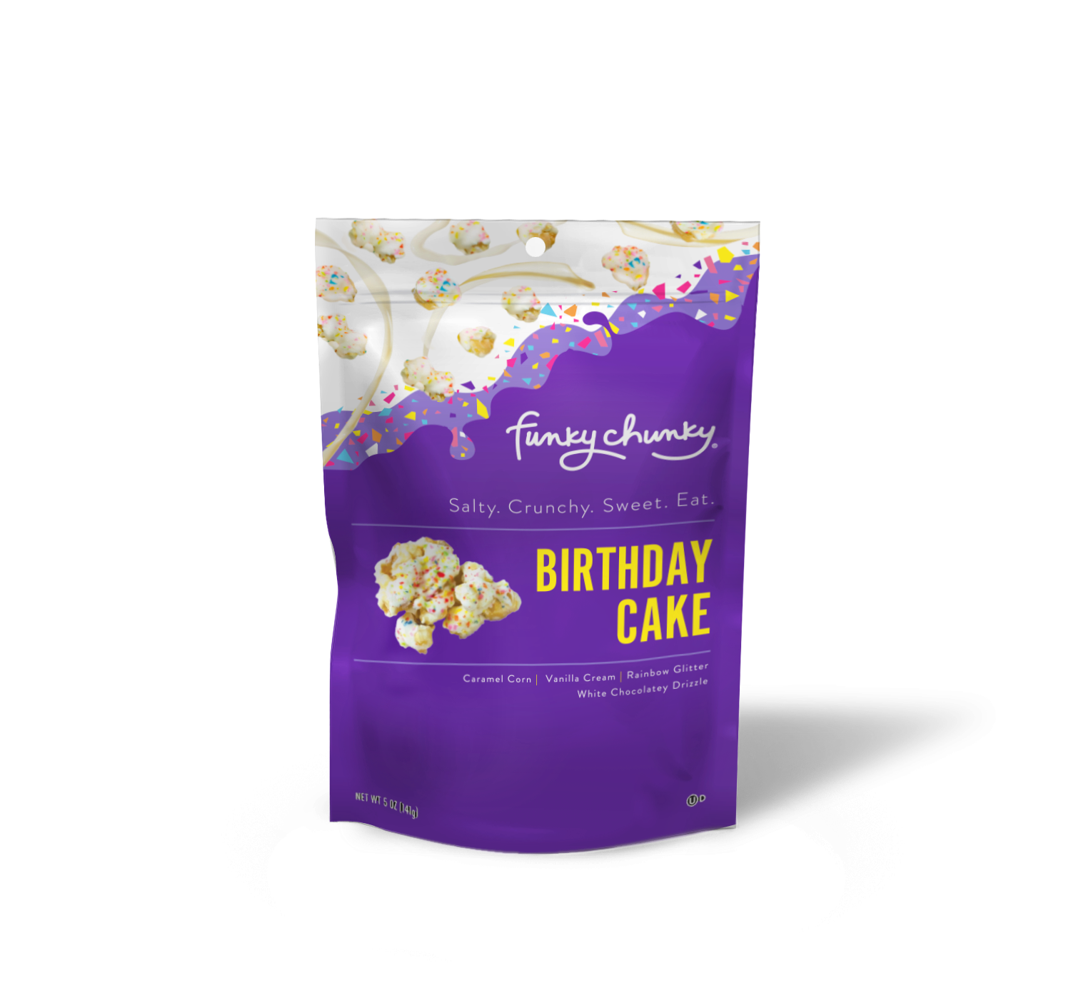 Funky Chunky Popcorn Snacks: Chocolate Gourmet Popcorn | Birthday Cake ...