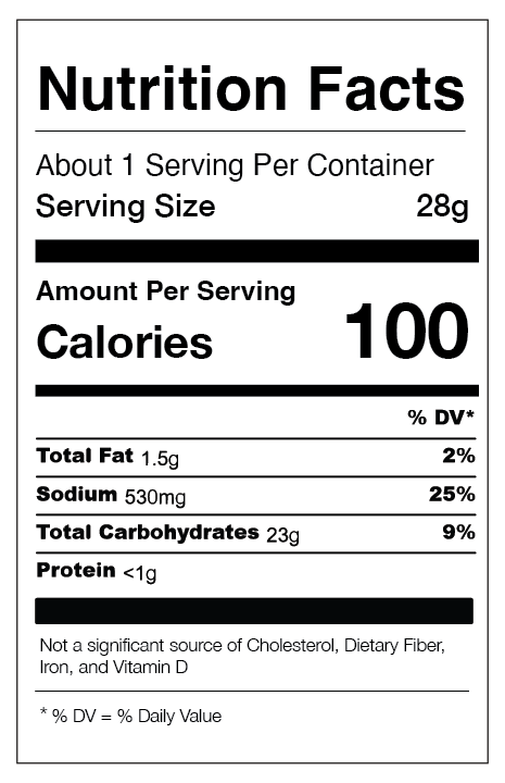 Salty Caramel Corn 1 OZ Single-Serve Bag