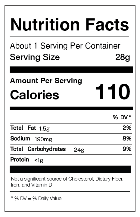 Nutrition Facts