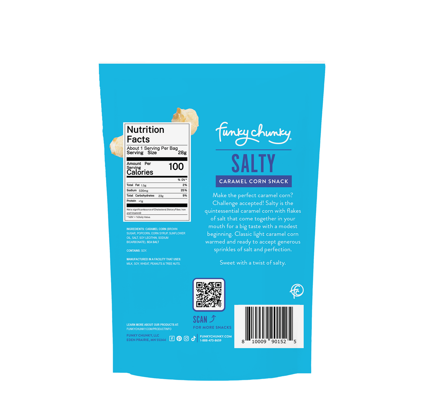 Salty Caramel Corn 1 OZ Single-Serve Bag