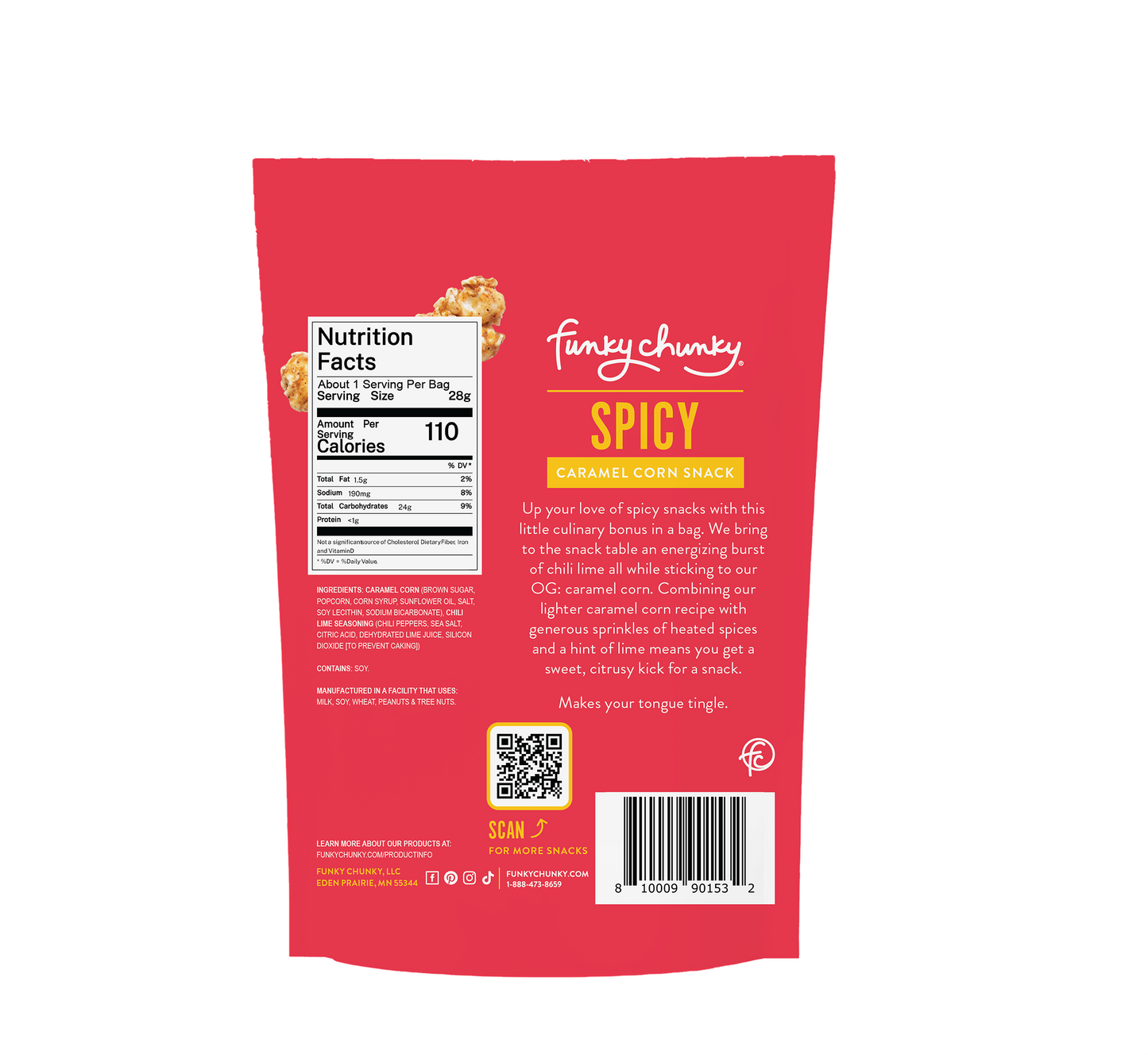 Spicy Caramel Corn 1 OZ Single-Serve Bag