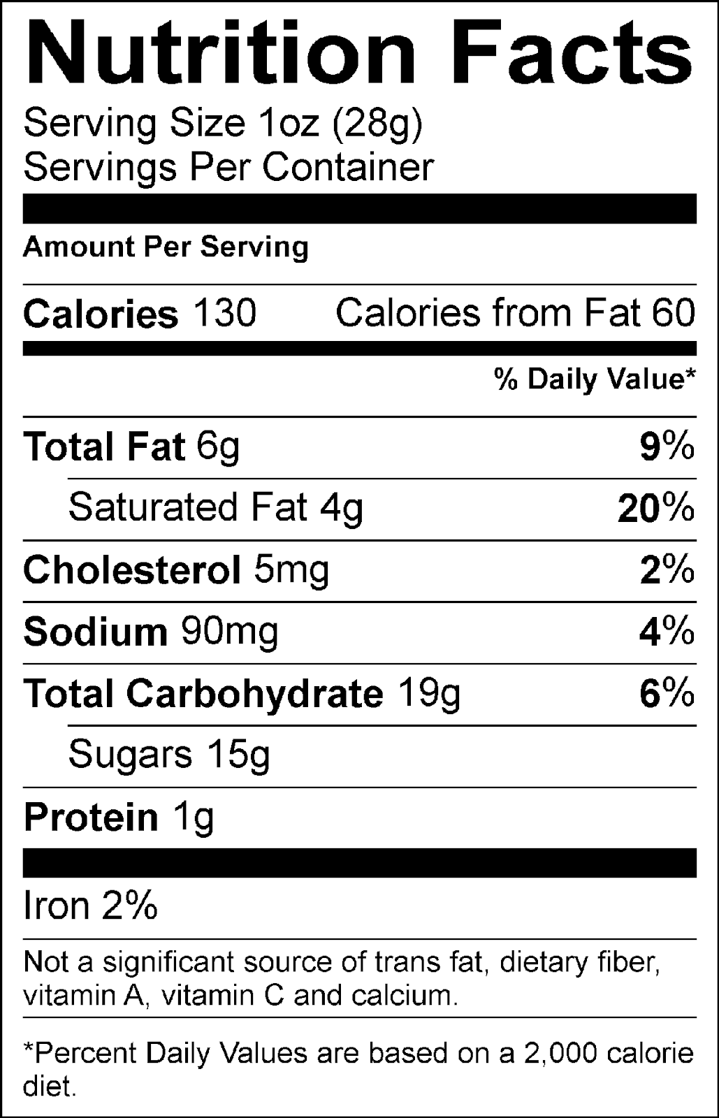 Nutrition Facts