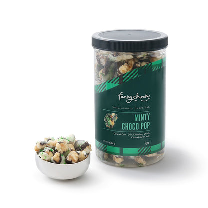 Chocolate Mint Christmas Popcorn